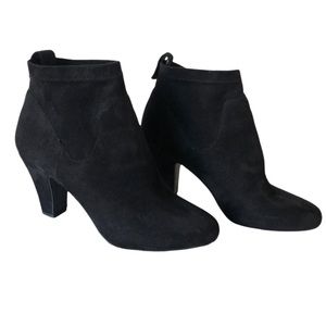 BCBGeneration Black Delilah Suede Bootie Boots Women’s - Size 7